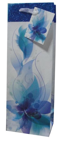 Custom Decorative Wine Bottle Paper  Bag Kraft Paper Gift Bag