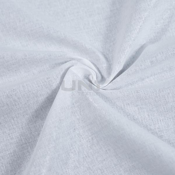 Plain Weave 100% Cotton Shirt Interlining with 212 gsm Weight and 44 or 60 Width Options