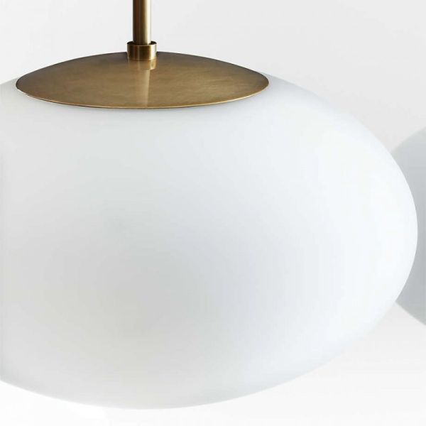 Vintage Brass Body Pendant Light with 2700K Warm White LED and 50000 Hours Lifespan for Indoor Decorative Lighting