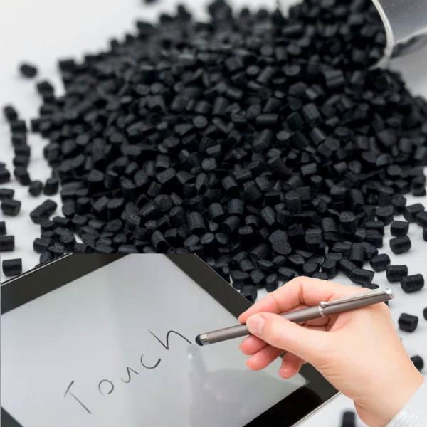 Composés thermoplastiques conducteurs ABS granulés de plastique antistatique