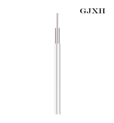 G657A1 Single Mode 2 Core indoor outdoor fiber optic cable Steel strength member