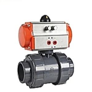 IP67 Válvula de bola motorizada de PVC de 2 vias de temperatura normal para piscina