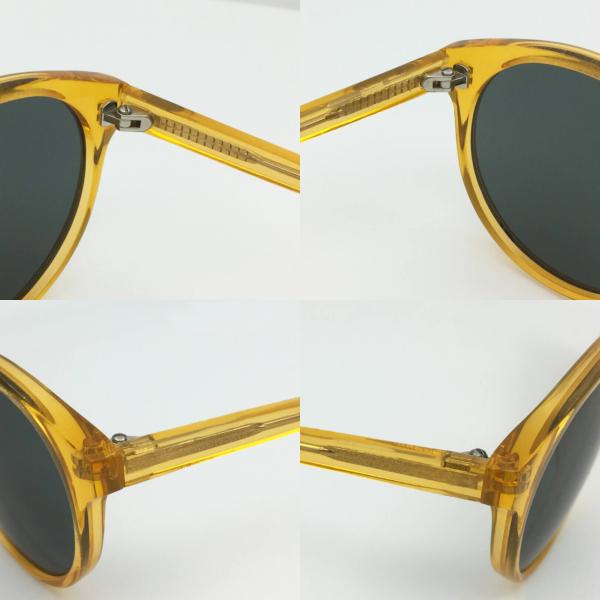 Small round vintage acetate sunglasses for women hot style in 2018