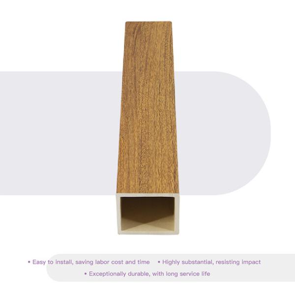 ODM OEM трубки тимберса превосходного удерживания крытый WPC цвета доступный