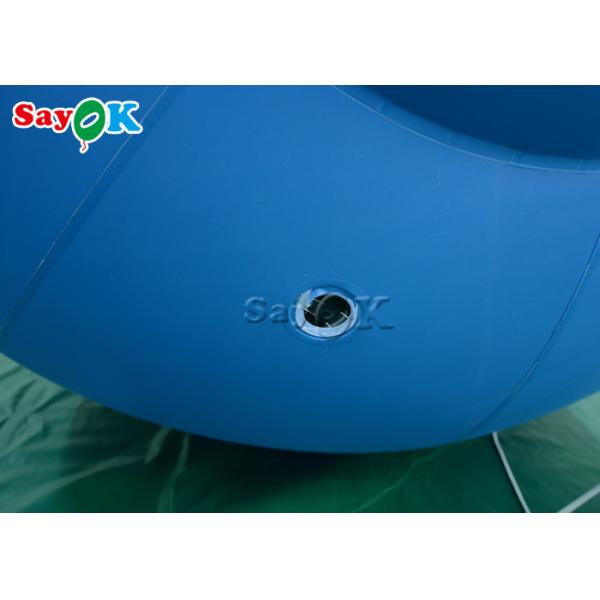Commercial Merry Xmas Inflatable Holiday Decorations Blue Blow Up Bird Cartoon Balloon