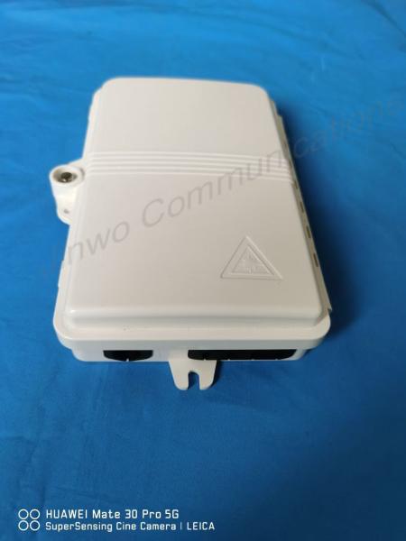 White 4 Core Fiber Optic Termination Box IP65 Outdoor Fiber Optic Distribution Box