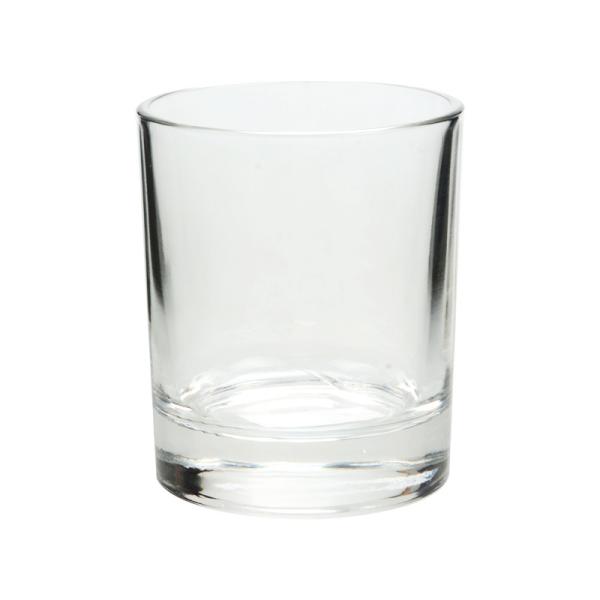 Candeeiros redondos de vidro Votive 2.5 polegadas Transparente Candeeiro 300ML