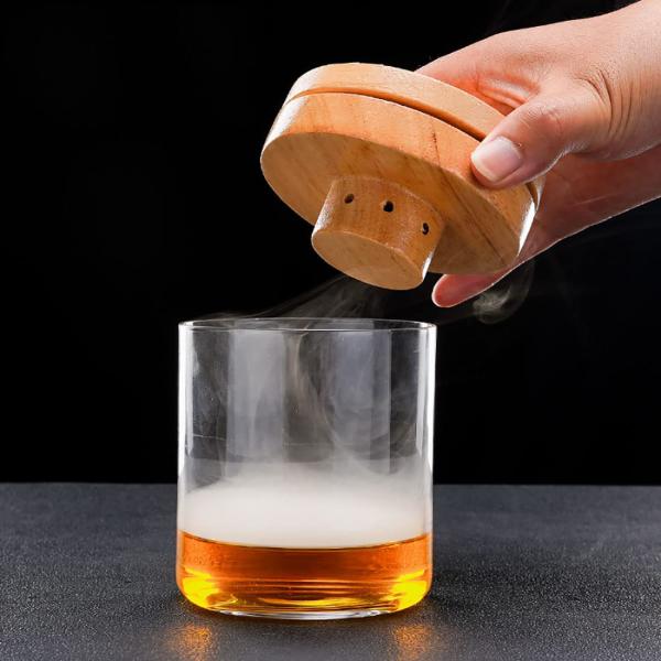 5cm de consumo de humo Infundidor de humo Infundidor de humo Coctel Kit de humo con astillas de madera