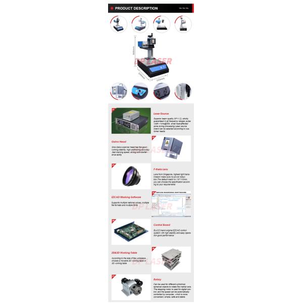 вафля стекла 532nm Кристл гравируя машину 5W 7W 10W маркировки лазера