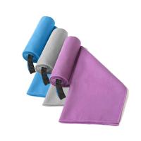 Toalha respirável de secagem rápida de Microfiber do esporte do Gym do absorvente de pouco peso feito sob encomenda de toalha da fibra de Logo Micro da marca própria
