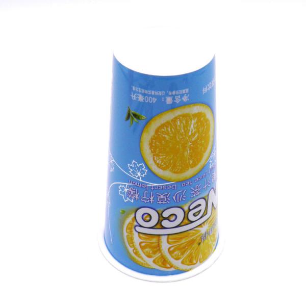 500g Single Wall Frosted Milk Tea Plastic Cups With Logo Lids And Straws