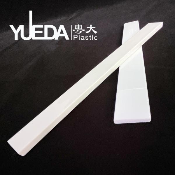Customizable Flat PVC Extrusion Profiles Impact Resistant For Home Decor