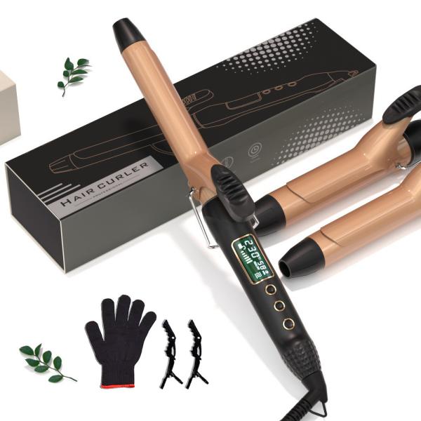 60W Fast Curling LED Display Multi Temp Gears Hair Curler For Professional Salon
