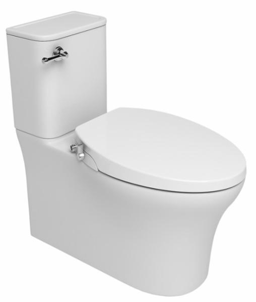 Non Electric Cold Water Bidet Toilet Seat Cover PP Material White Color