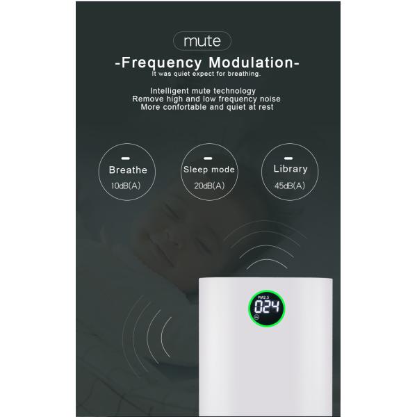 Домашний очиститель воздуха для увлажнения анионами Удаление дыма Ультрафиолетовый озон очиститель воздуха