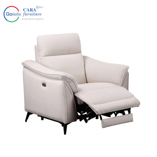 Adjustable High End Modern Three Pieces Sofa Set Furniture Recliner Living Room Leather