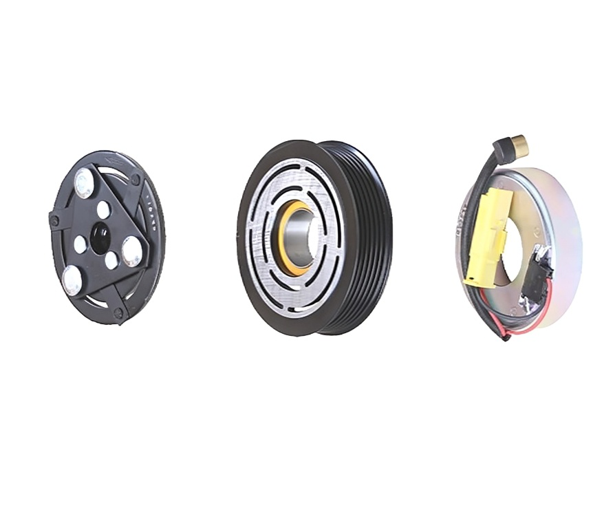 Magnetic Refrigeration Compressor Clutch 12V Auto Ac Parts for Peugeot 301/2008 Coil Bearing Pulling Car air Conditioning