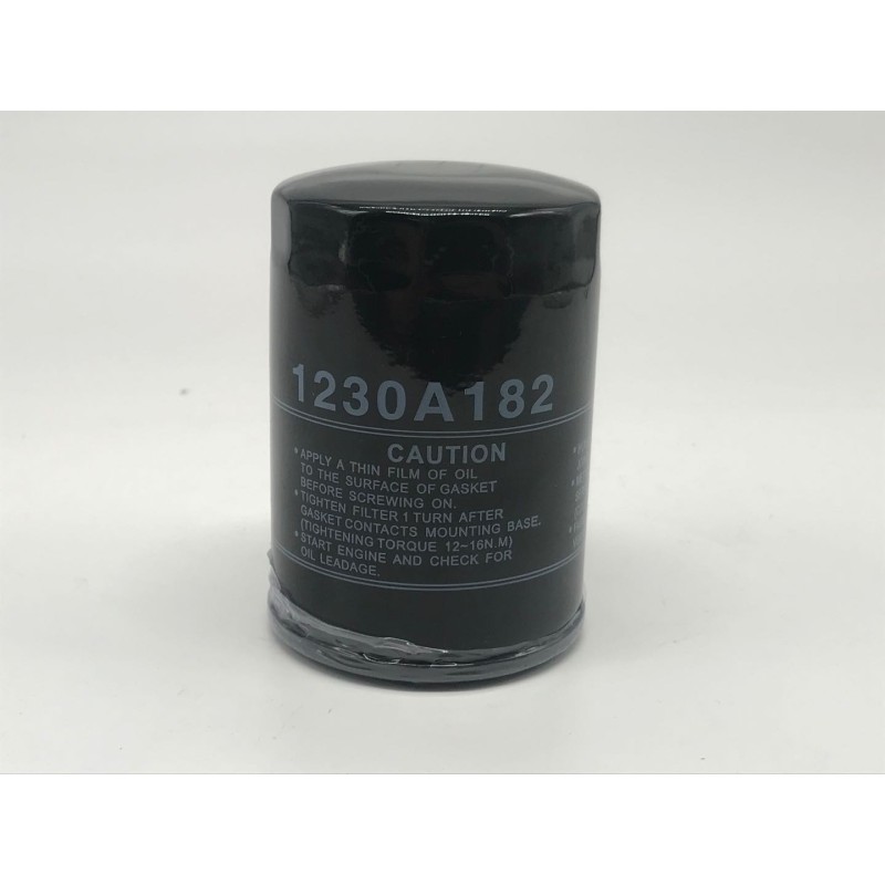 Black 1230A182 Car Oil Filters For Toyota Lubrication System