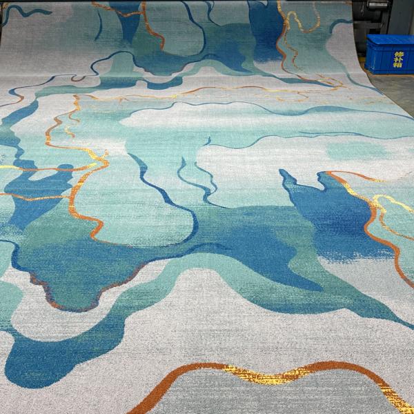 PRAYER Western Corridor Axminster Carpet in Rectangle Shape with Nylon Material and Long