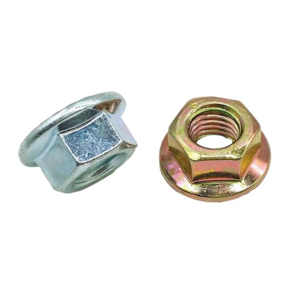 Metric Zinc Plated Flange Nut Durable and Long-Lasting for Industry