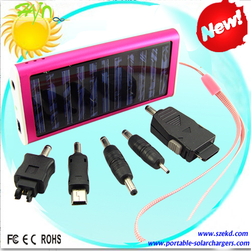 Lithium Polymer Emergency Mobile Phone Solar Charger For Cellphone