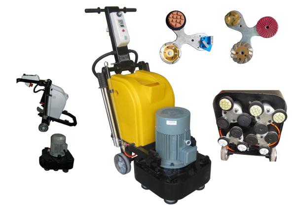 máquina de polonês manual do assoalho do granito do Polisher de assoalho 380V 7.5HP com placa magnética