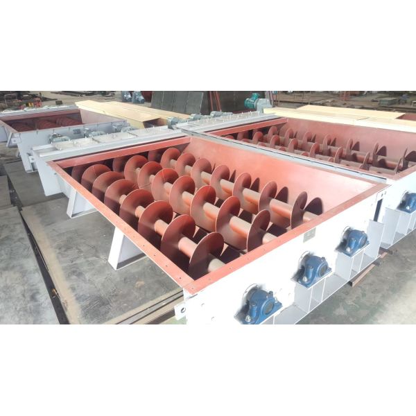 Operating Temperature Minus 20-200 Celsius Screw Conveyor With Manganese Steel Screw Blade