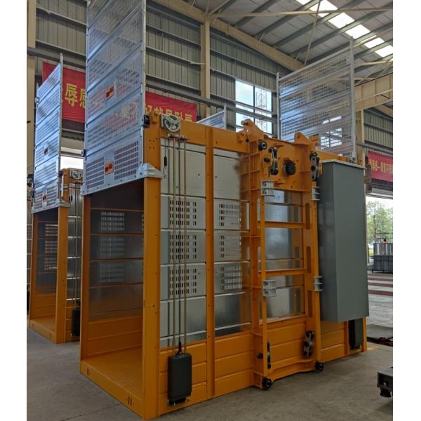 La grue matérielle en acier de passager de construction de Q355B, les marchandises SC200/SC200 lèvent l'ascenseur