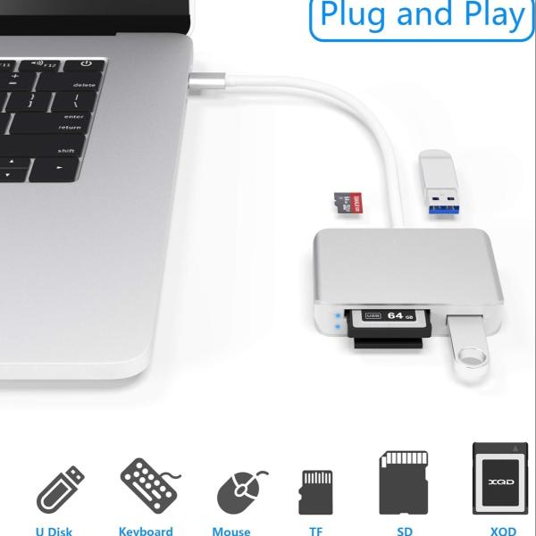 Card Reader Usb 3.0 High Speed To SD Micro SD Card Adapter Memory Card Reader IPhone 15