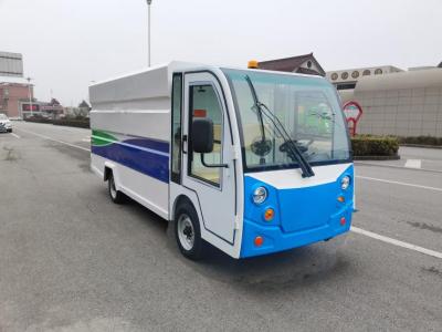 Four Wheel Closed Barge Truck Garbage Transport Truck Sanitation Truck New Energy Electric