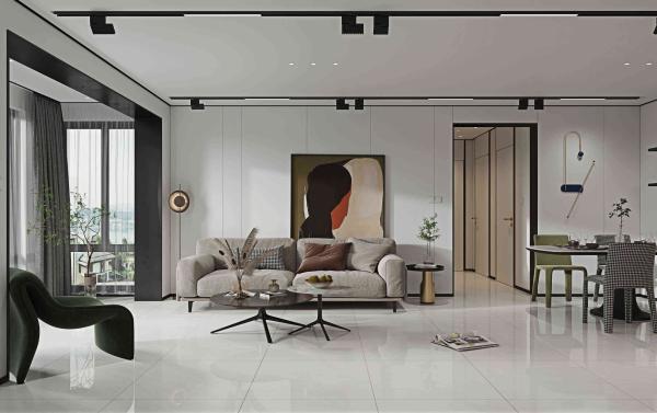 Light Gray Polished Porcelain Tiles 800x800mm Firebrick Grade AAA