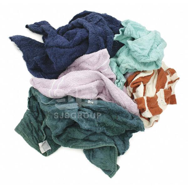 Free sample Super Absorption Cut 100% reused color cotton rags high cotton terry cotton rags bulk terry towel rags