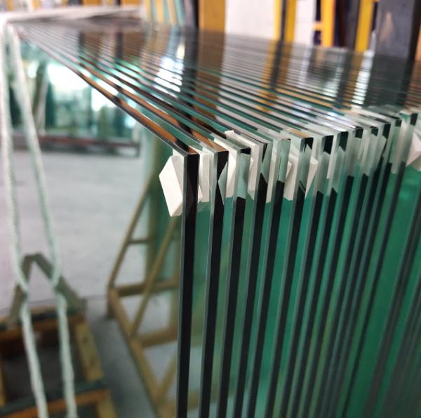 vidro temperado liso de 3mm-25mm, painéis moderados do vidro de segurança para a mobília