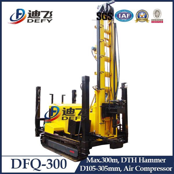Manufacturer of DFQ-300 Pneumatic Rock Water Well drilling rig machine
