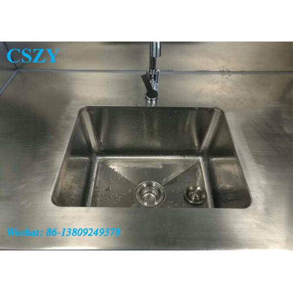 Steel Wood Lab Water Sink Bench Table For Biology Chemical Laboratory Furniture