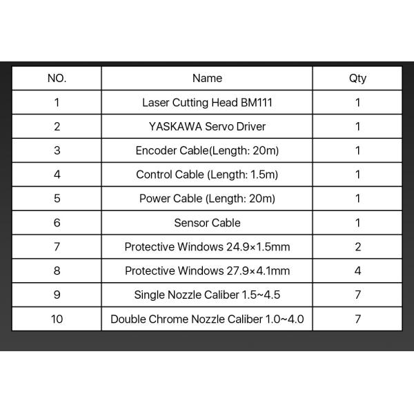Stable 3300W Fiber Laser Cutter Head , Multifunctional Laser Cutting Spare Parts