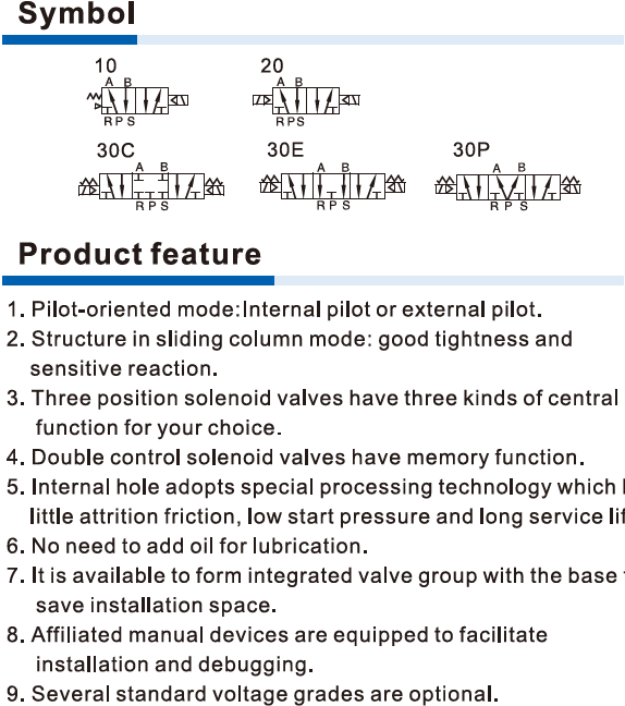4V400 Series AIRTAC Aluminum Alloy 5/2 way, 5/3 way Electric Solenoid Valves 1/2