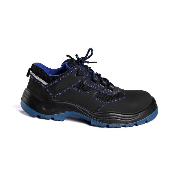 Rubber EVA Sole Low Cut Safety Shoes For Oil Resistance And Slip Resistant