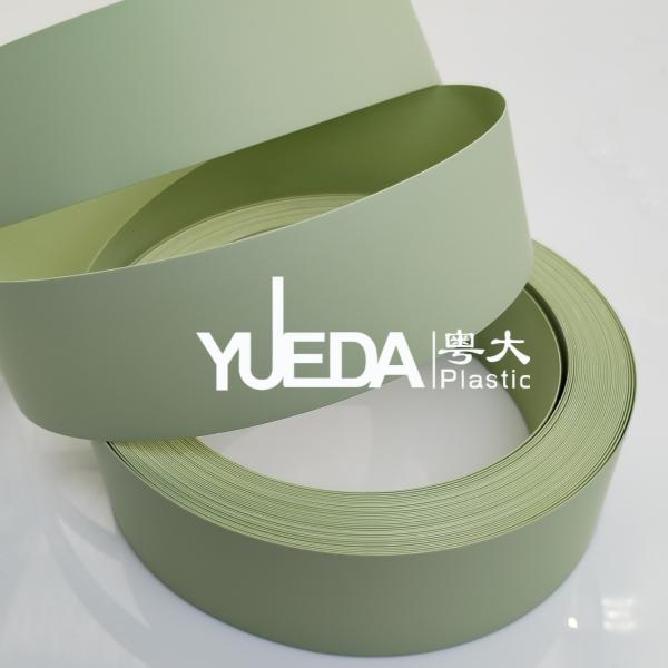 Fresh Light Green Edge Banding Skin Feeling Plastic Edgebanding Scratch Resistant