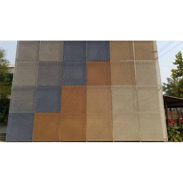 Покрасьте сетку металла обработки расширенную 3Д для декоративного металлического Скрен1220кс2440мм