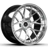 BMW M6 2016 année Coffré à 2 jantes personnalisées Polie face noire Baril 21x9.5 et 21x11