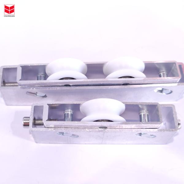 Single Roller Aluminium Sliding Screen Window Pulley Customized For Apartment