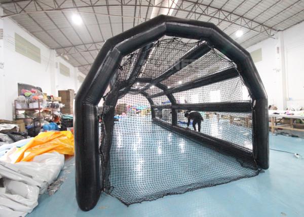 Jogos infláveis dos esportes da gaiola de batedura do basebol do PVC para adultos das crianças