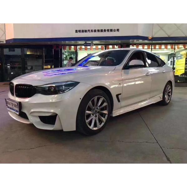 Material de plástico de PP F34 Serie 3 GT 320 330 328i Kit de carrocería F34 Actualizar M4 Estilo Frente y parachoques traseros