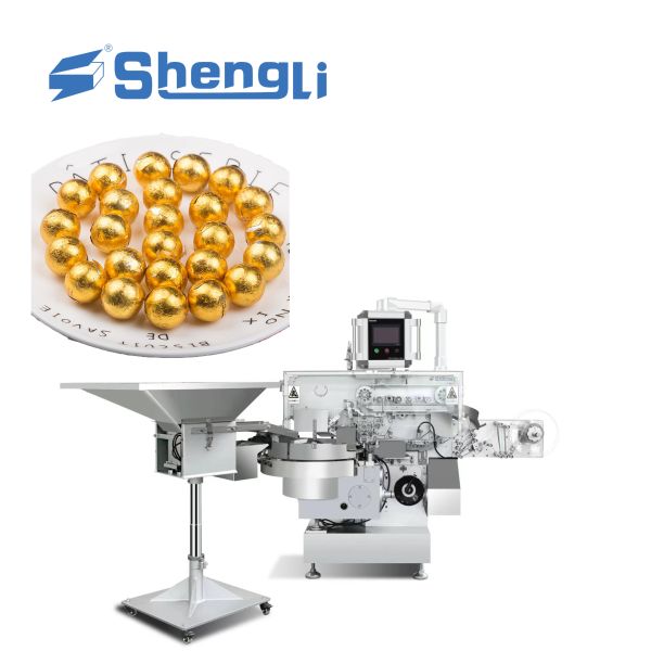 High-Accuracy Multi-Function Automatic Wrapping Machine for Chocolate Foil Packaging at 300-400pics/min