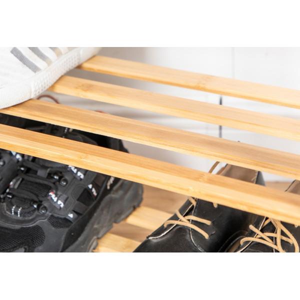 Living Room Furniture Shoe 2-Tier Boot Storage Racks Shelf Organizer Chair Seat for Entryway Hallway Home Stool Ottoman