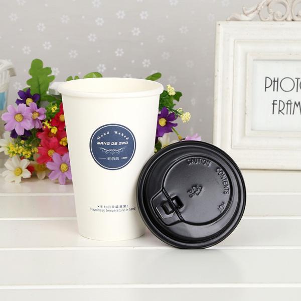 Single Wall Takeaway Paper Cup with Sleeves and Lids 32oz /1000ml Custom Coffee Plastic Free