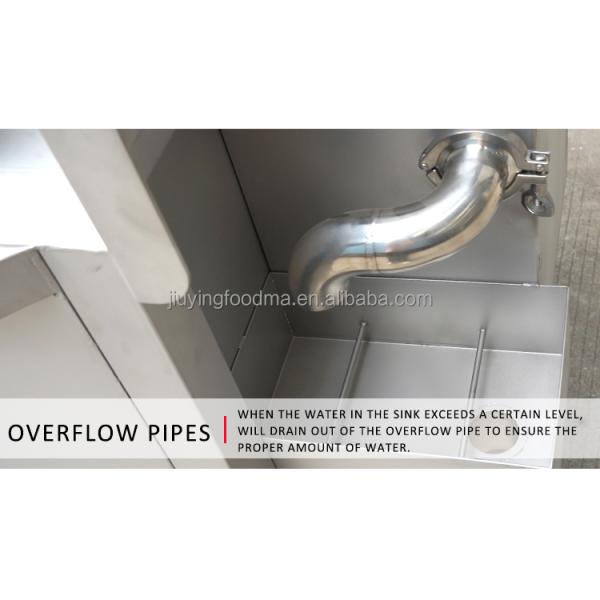 Jiuying 250L Single tank fruit and vegetable cleaning machine with full 304 stainless steel body