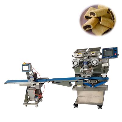 A barra enchida automática completa da proteína da barra do figo expulsa máquina