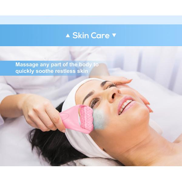 Skin Rejuvenation Black Ice Roller for Cooling Wrinkles and Dark Circles Facial Tool